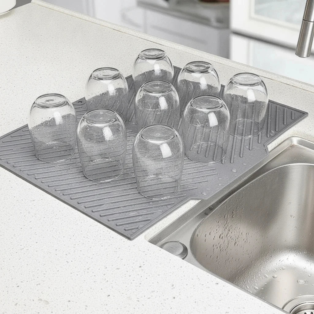 Silicone Dish Draining & Drying Mat