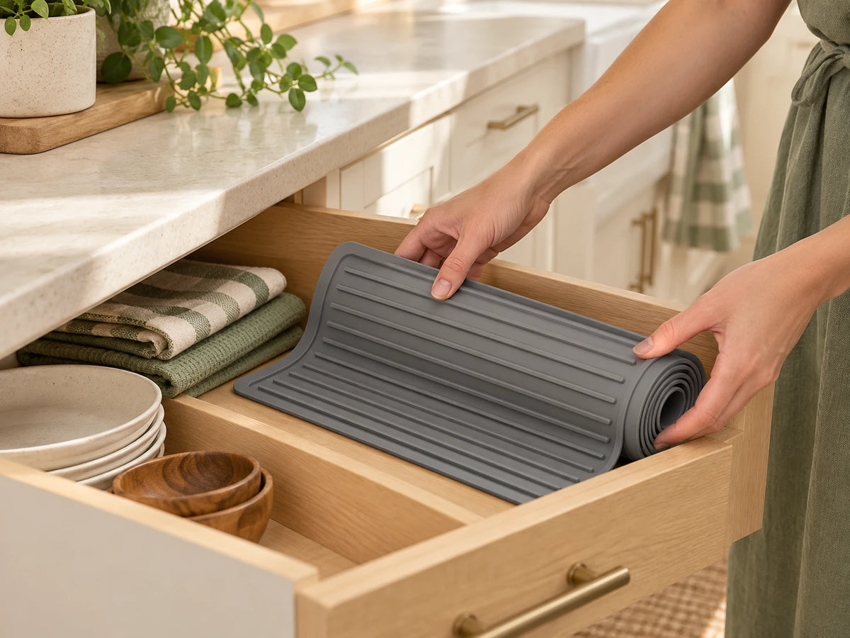 Silicone Dish Draining & Drying Mat