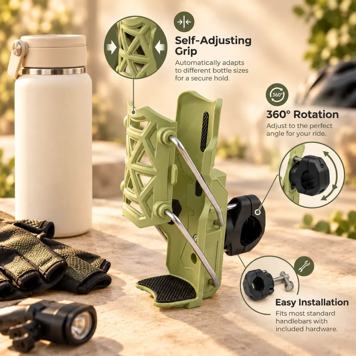 Self-adjusting Cup Holder