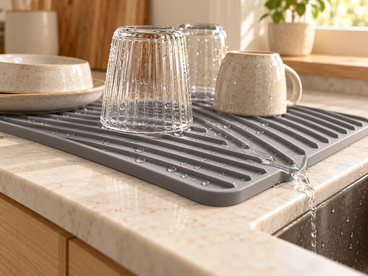 Silicone Dish Draining & Drying Mat