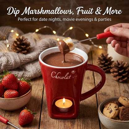 Chocolate Fondue Mug | Ceramic